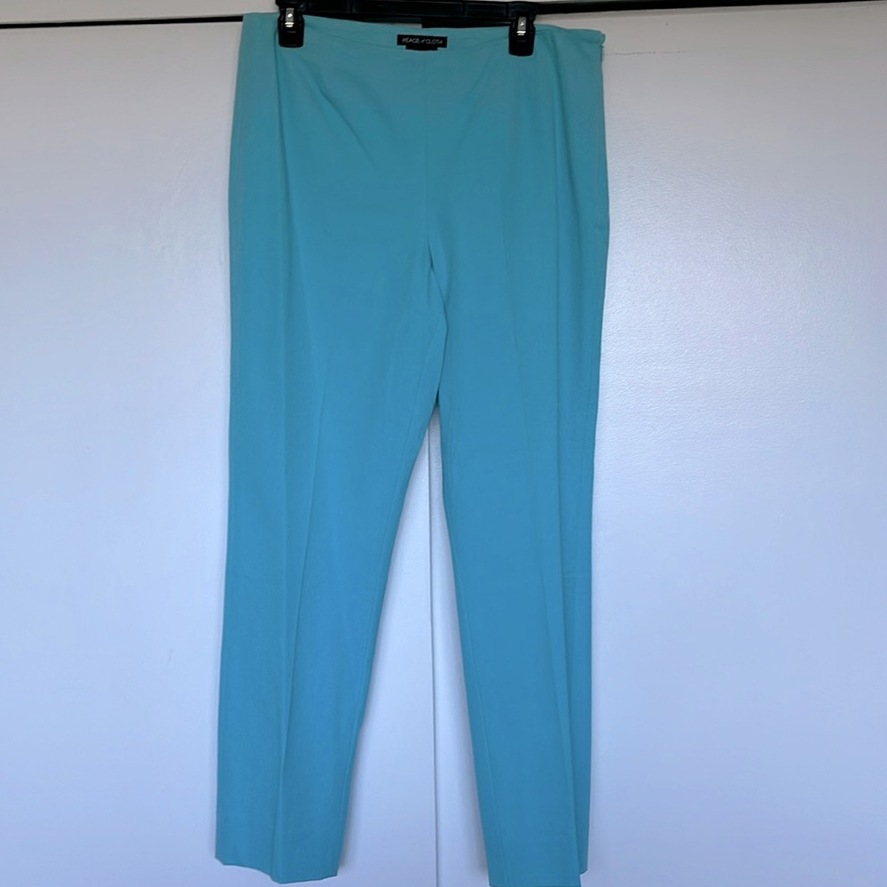 NWT Peace of Cloth Side Zip Pants